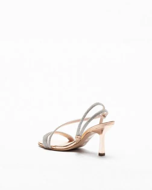 SANDALIAS DE TACóN ALTO PROF 18101153 DORADO