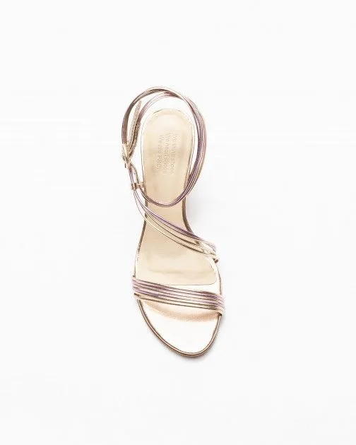 SANDALIAS DE TACóN ALTO PROF 18101181 MULTICOLOR