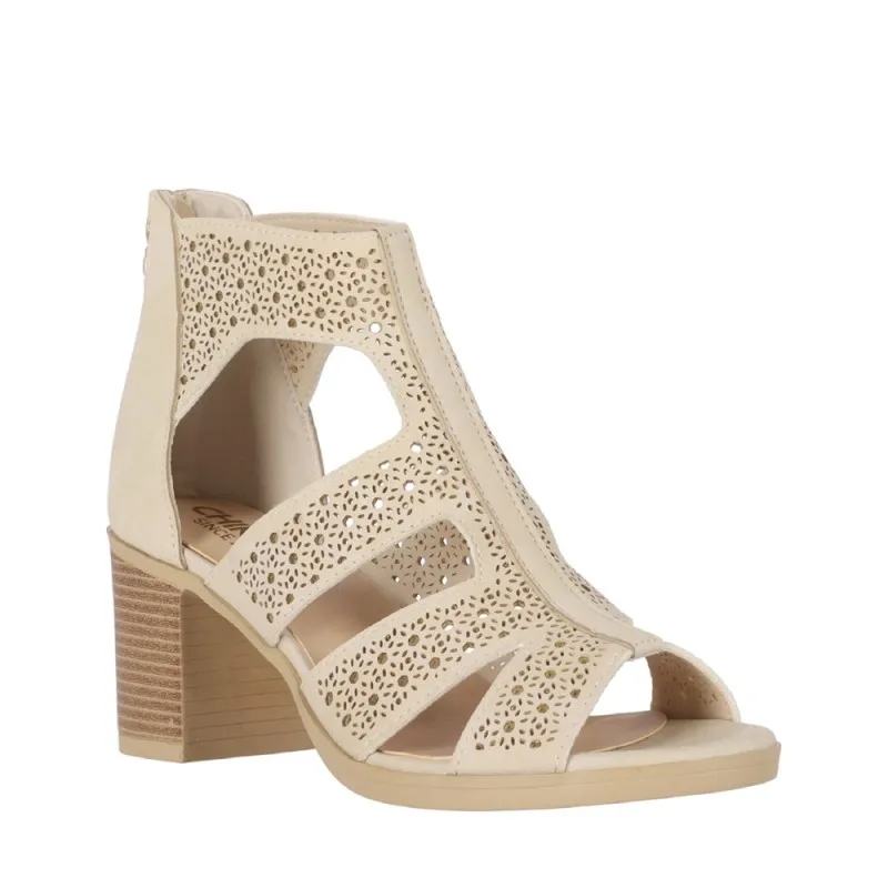 Sandalias De Tacón Chika10 Rosalinda Mujer Beig