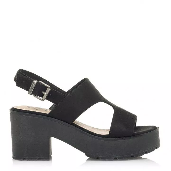 Sandalias tacón Mustang emeline efecto antelina