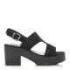 Sandalias tacón Mustang emeline efecto antelina