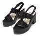 Sandalias tacón Mustang emeline efecto antelina