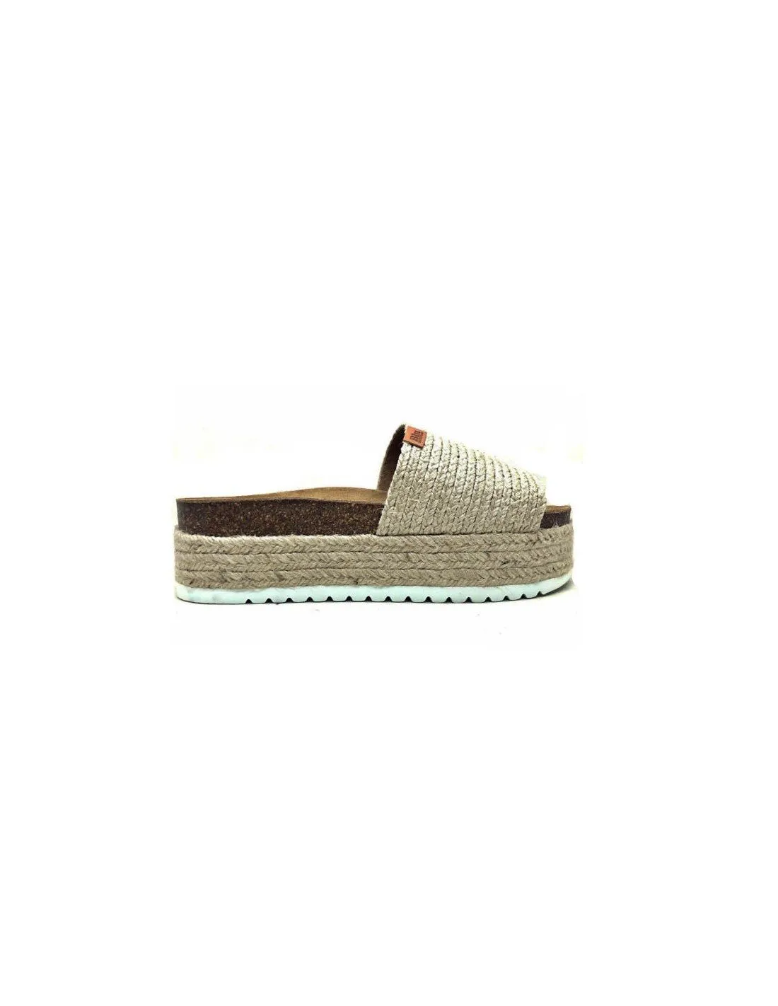Sandalias yute plataforma