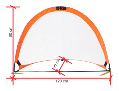 Set Mini Arcos Futbol Dribbling Plegable Dfdvvz002 Empo2000