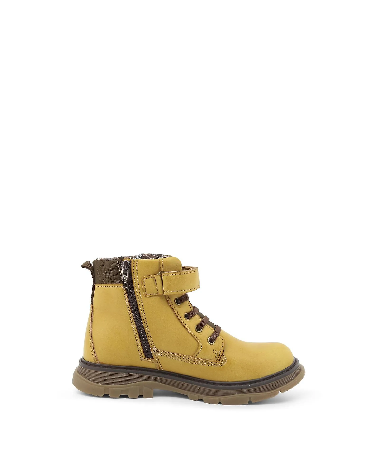 Shone Memory Foam Ankle Boots with Velcro Fastening