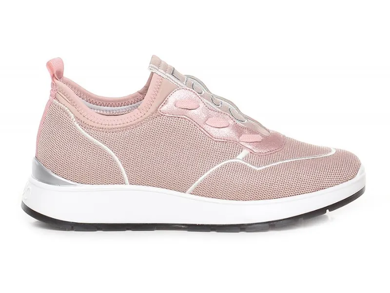 SNEAKERS SIN CORDONES CON LENGÜETA ELÁSTICA BA0029TX LIUJO EN COLOR NUDE