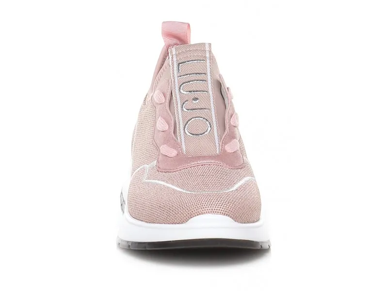 SNEAKERS SIN CORDONES CON LENGÜETA ELÁSTICA BA0029TX LIUJO EN COLOR NUDE