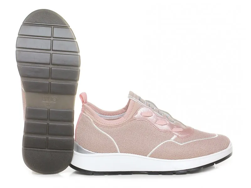 SNEAKERS SIN CORDONES CON LENGÜETA ELÁSTICA BA0029TX LIUJO EN COLOR NUDE