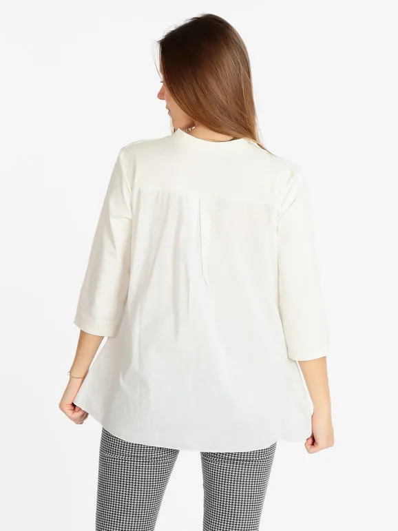 Solada Maxi jersey cuello redondo mujer