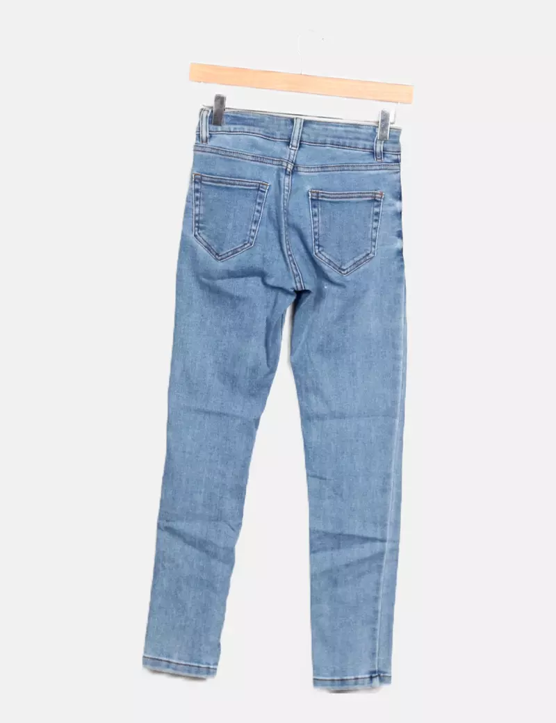 Springfield Pantalón denim abalorios
