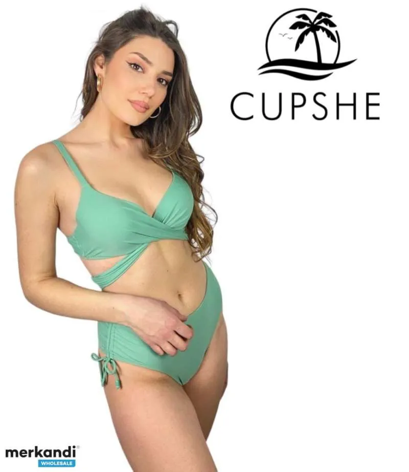 Stock Trajes de baño Cupshe para mujer (trajes de baño de cintura alta, bikinis, vestidos)