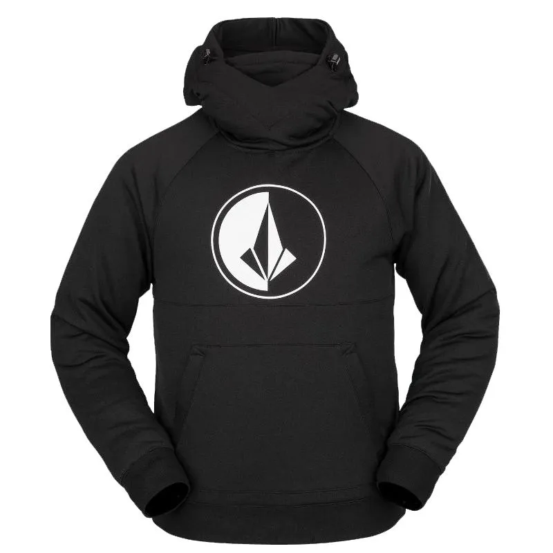 Sudadera con capucha Volcom Hybrid Riding (negra) hombres