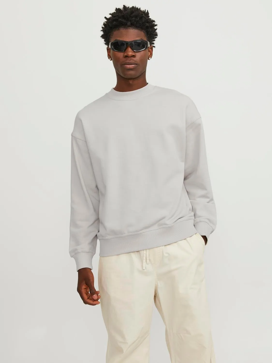Sudadera Liso | Gris claro | Jack & Jones®