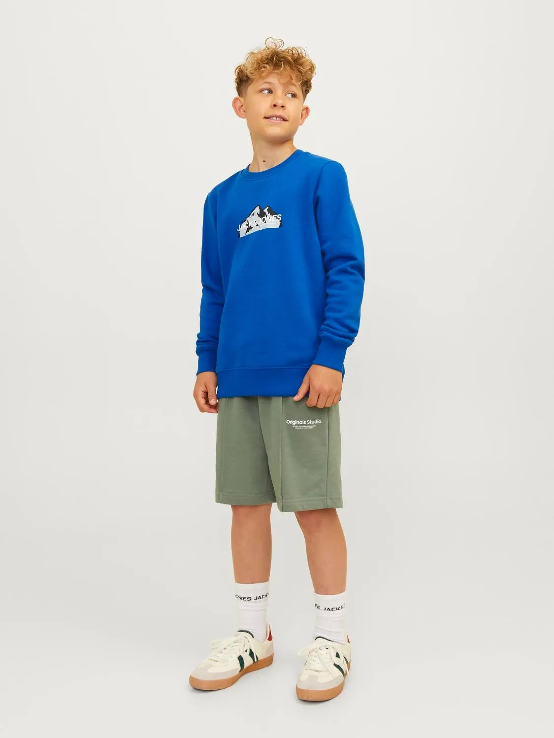 Sudadera Logotipo Junior | Azul intermedio | Jack & Jones®