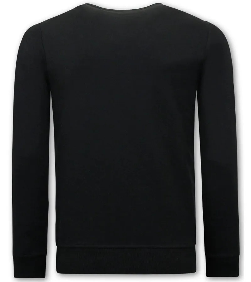 SUDADERAS DE MARCA SKULL HEAD  3662  NEGRO