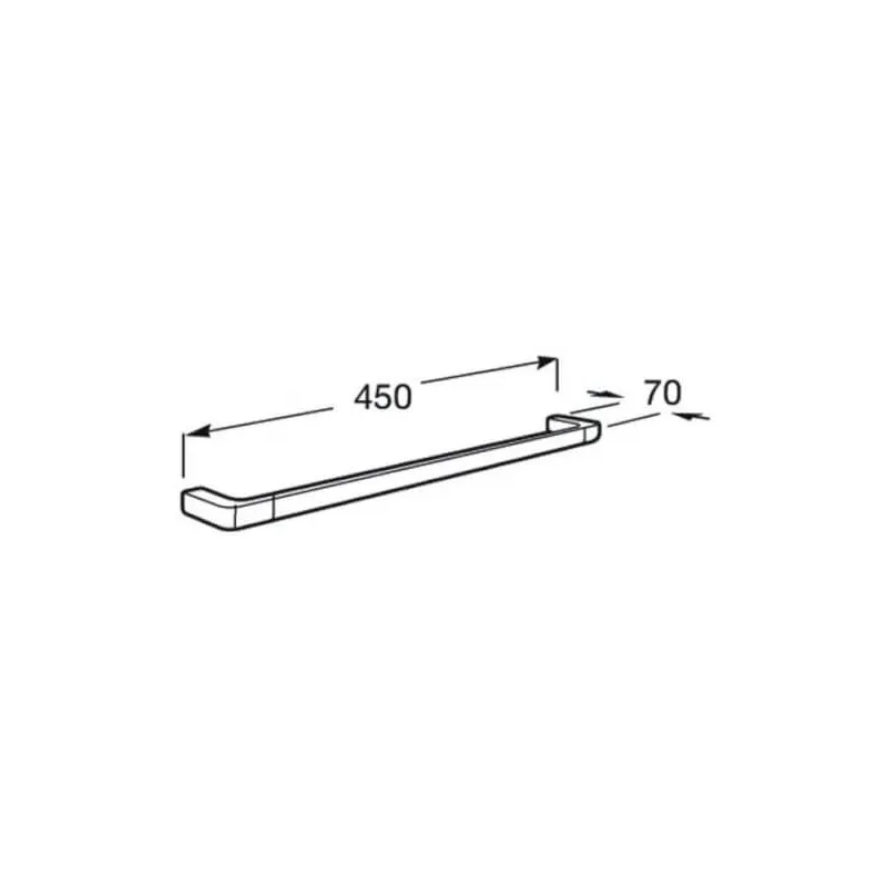 TOALLERO DE LAVABO 450 O 600 MM TEMPO  ROCA