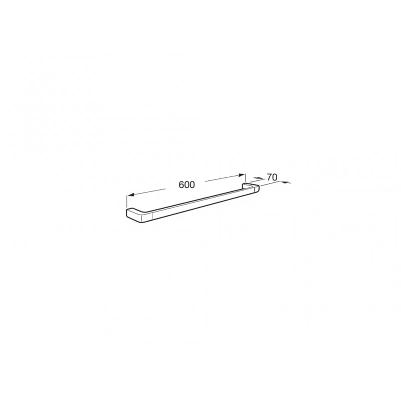 TOALLERO DE LAVABO 450 O 600 MM TEMPO  ROCA