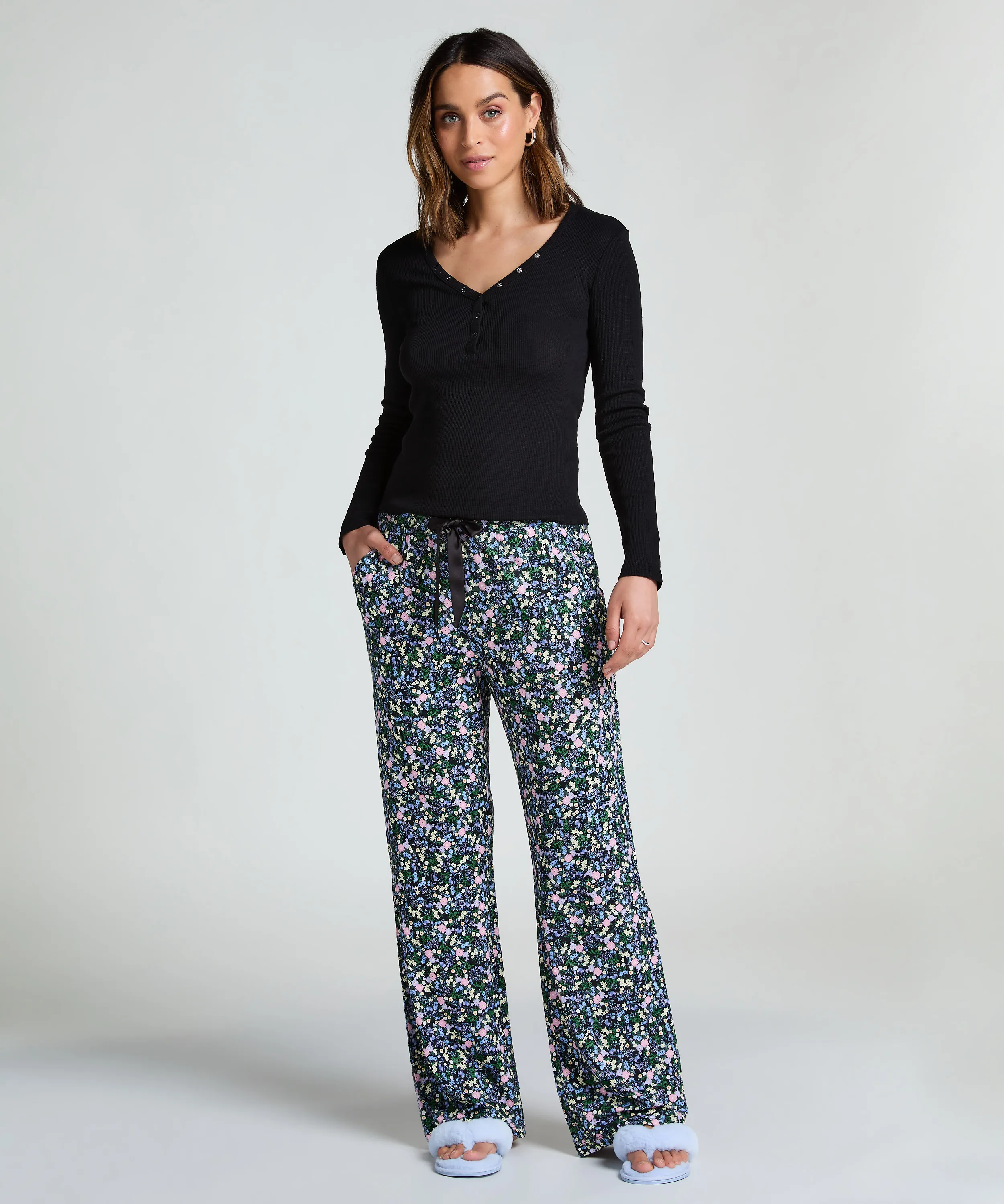 TOP DE PIJAMA  NEGRO