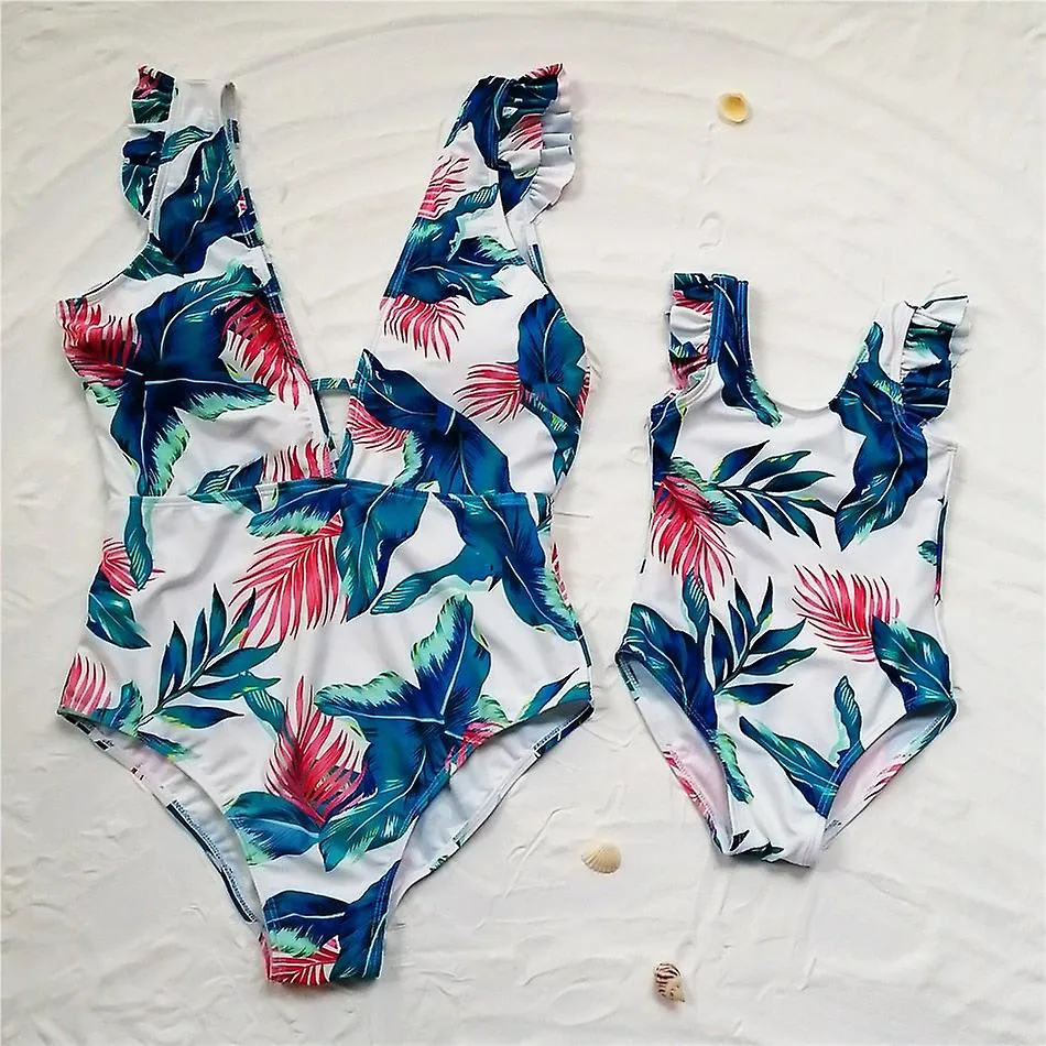 Trajes de baño de madre e hija