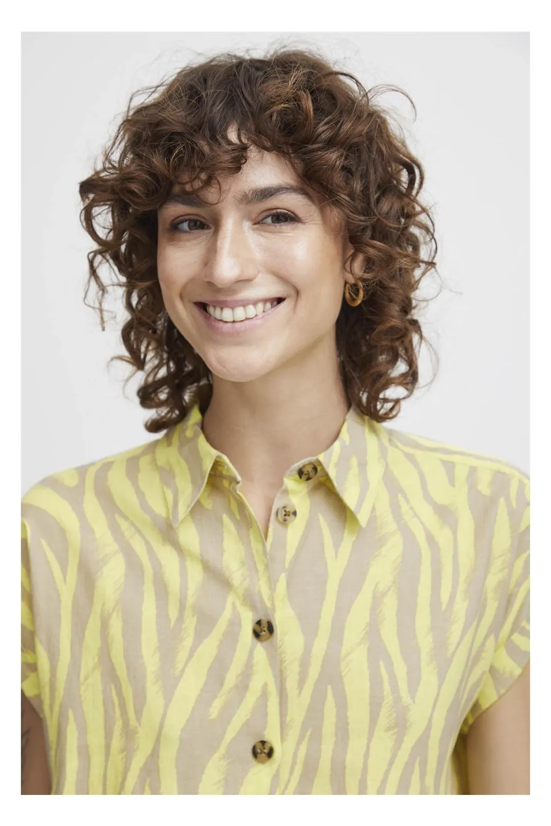 VESTIDO CAMISERO KAFTAN BYFALA AMARILLO
