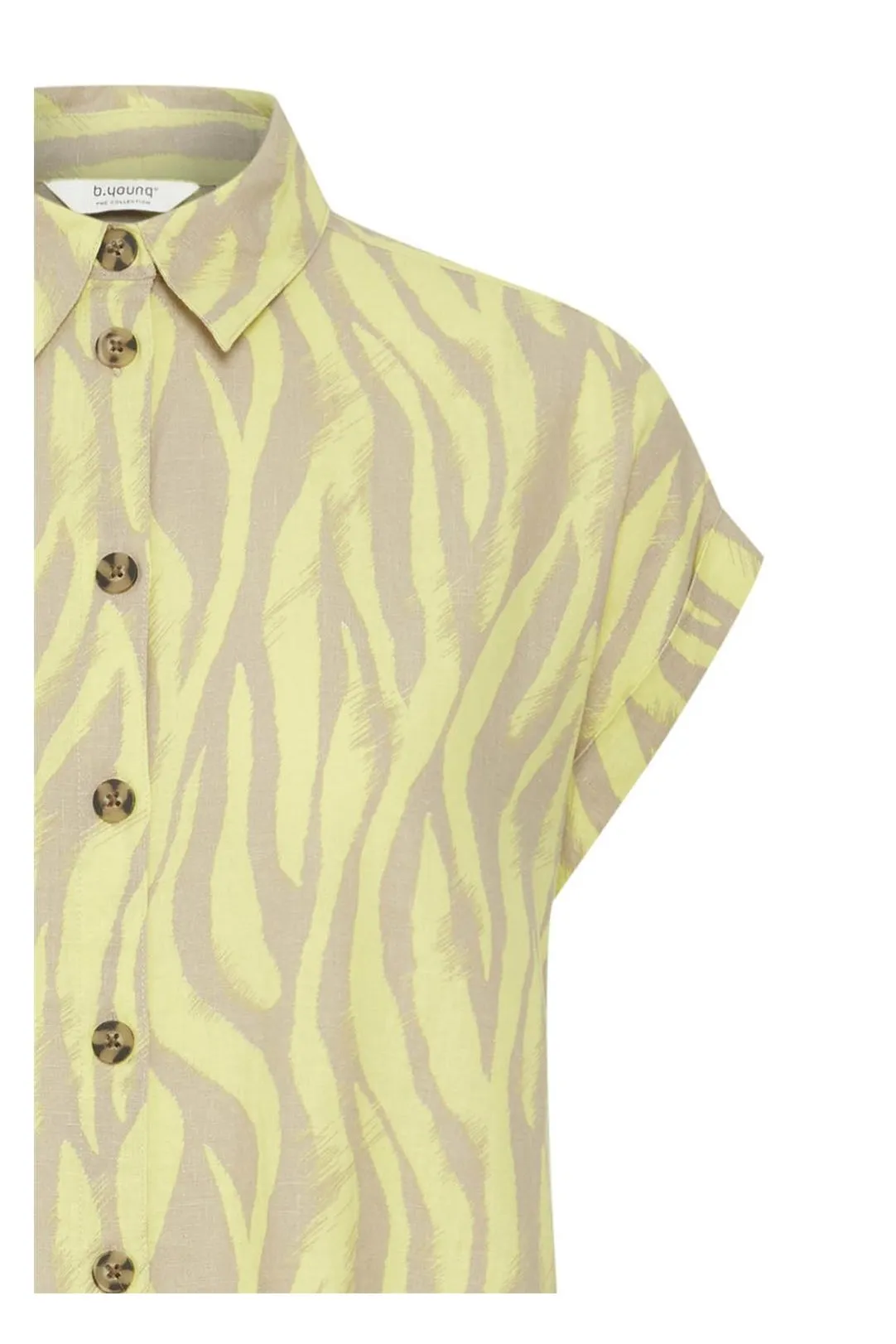 VESTIDO CAMISERO KAFTAN BYFALA AMARILLO