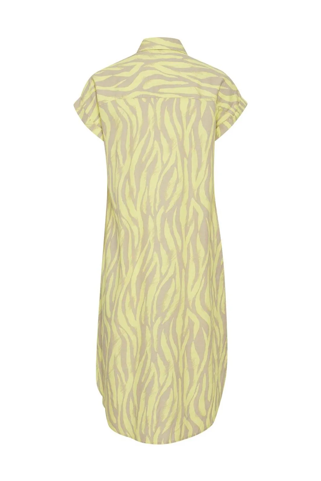 VESTIDO CAMISERO KAFTAN BYFALA AMARILLO