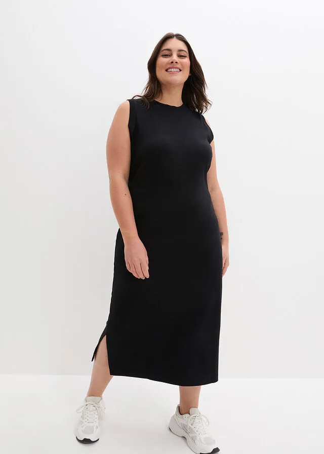 Vestido de punto Negro