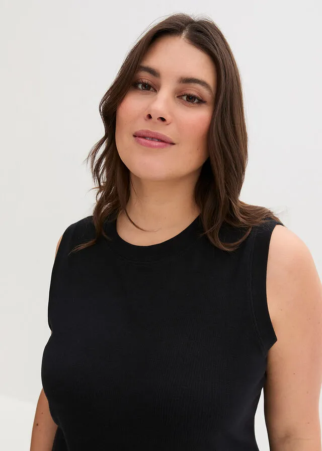 Vestido de punto Negro