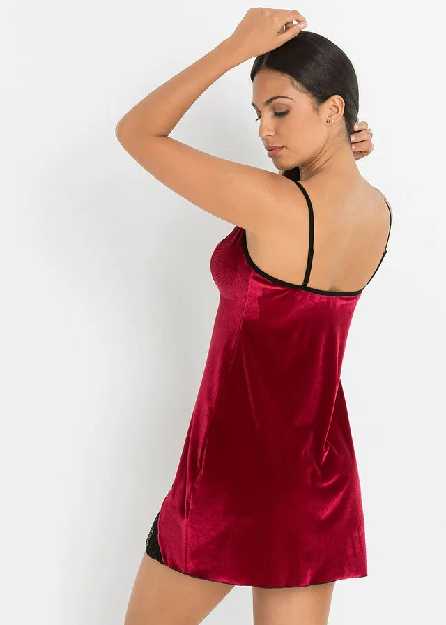 VESTIDO SEXY ROJONEGRO