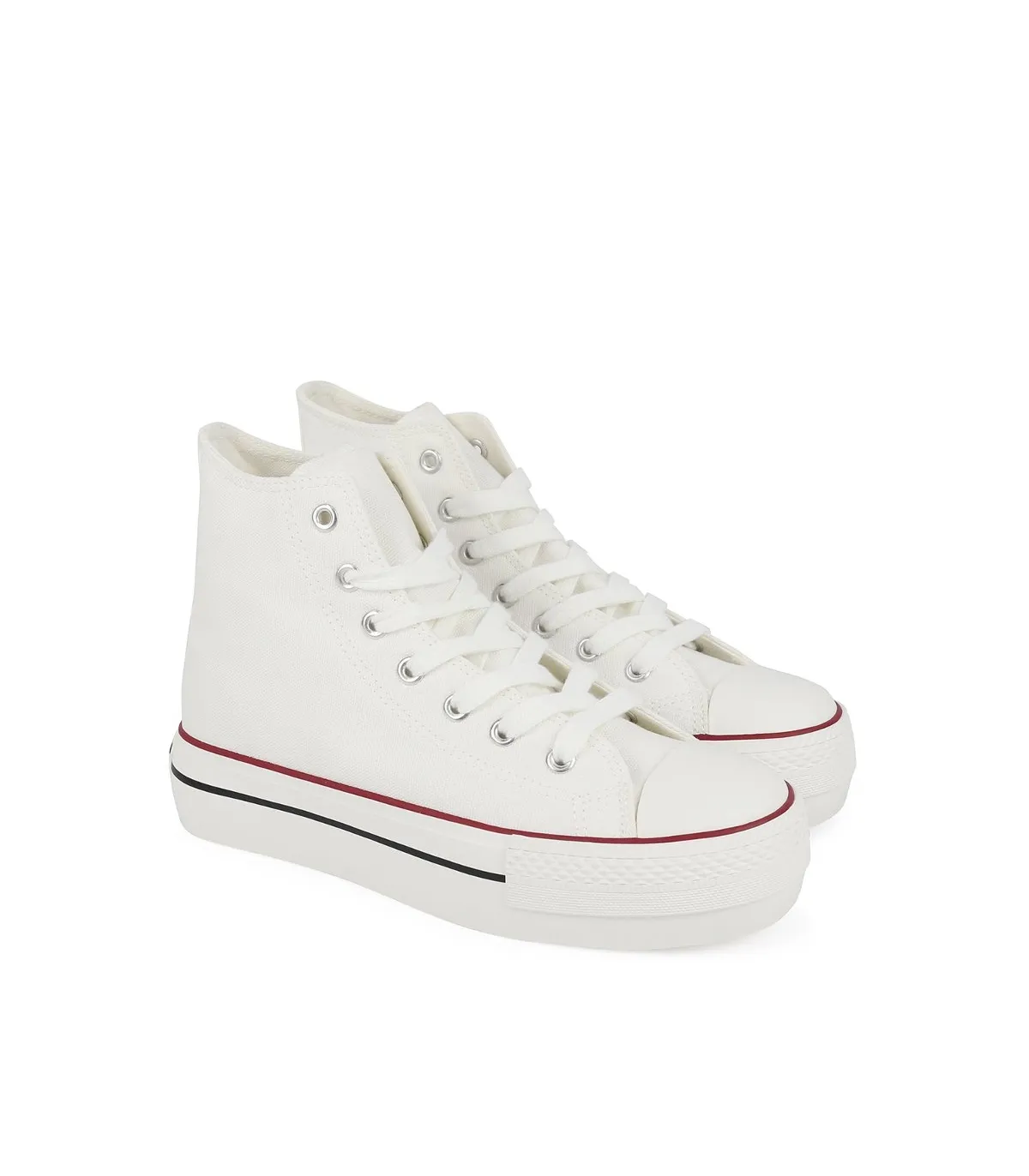 Zapatilla bota blanca up Chika10