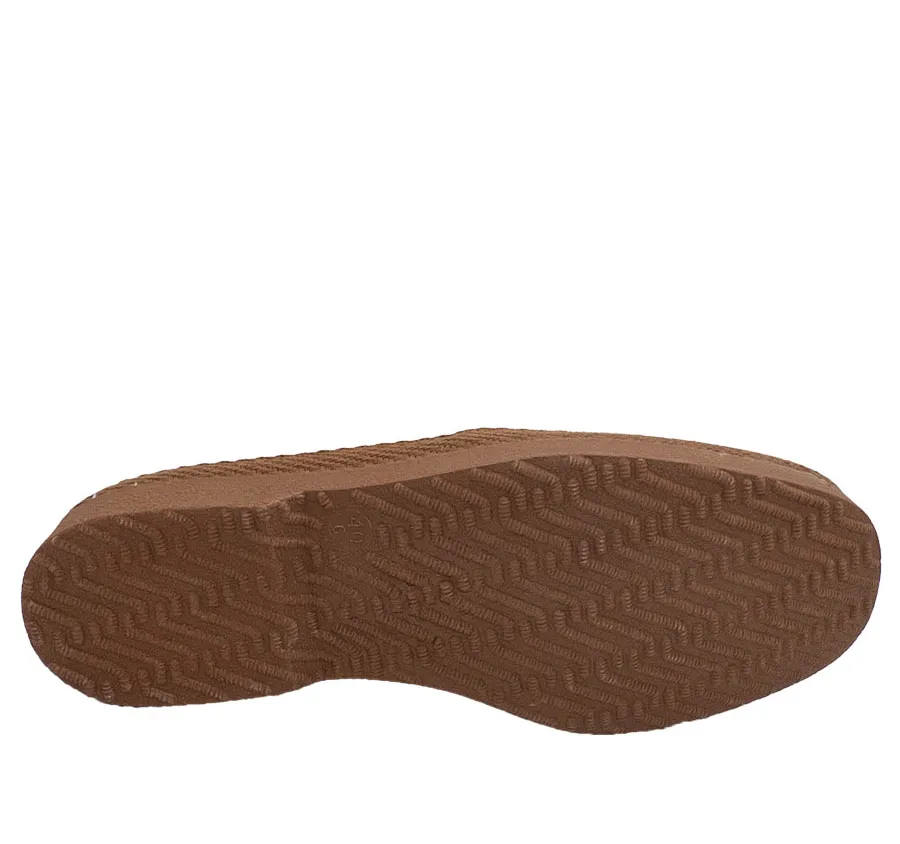 ZAPATILLA CANO CONFORT 506 DE CALLE HOMBRE ELÁSTICOS SERRAJE SINTÉTICO TABACO MARRÓN 3494