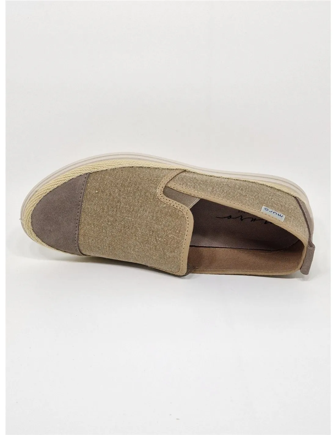 Zapatilla de hombre Muro en taupe 533
