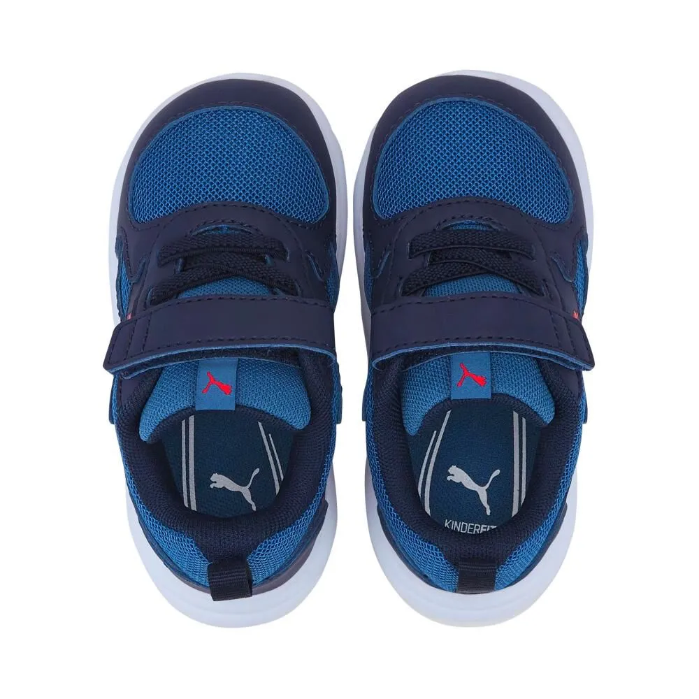 Zapatilla Escolar Unisex Puma Fun Racer Ac Inf Azul