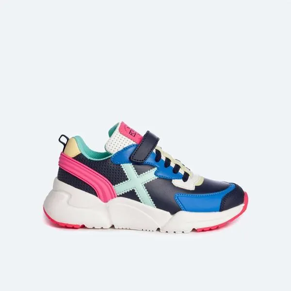 Zapatilla  Infantil Munich Mini track Multicolor