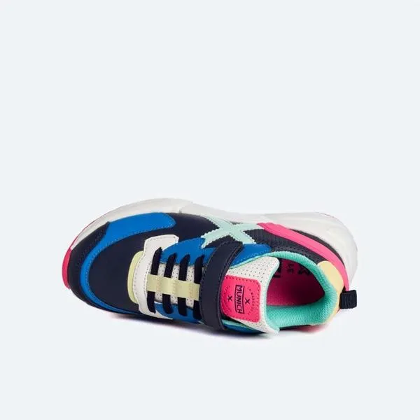 Zapatilla  Infantil Munich Mini track Multicolor