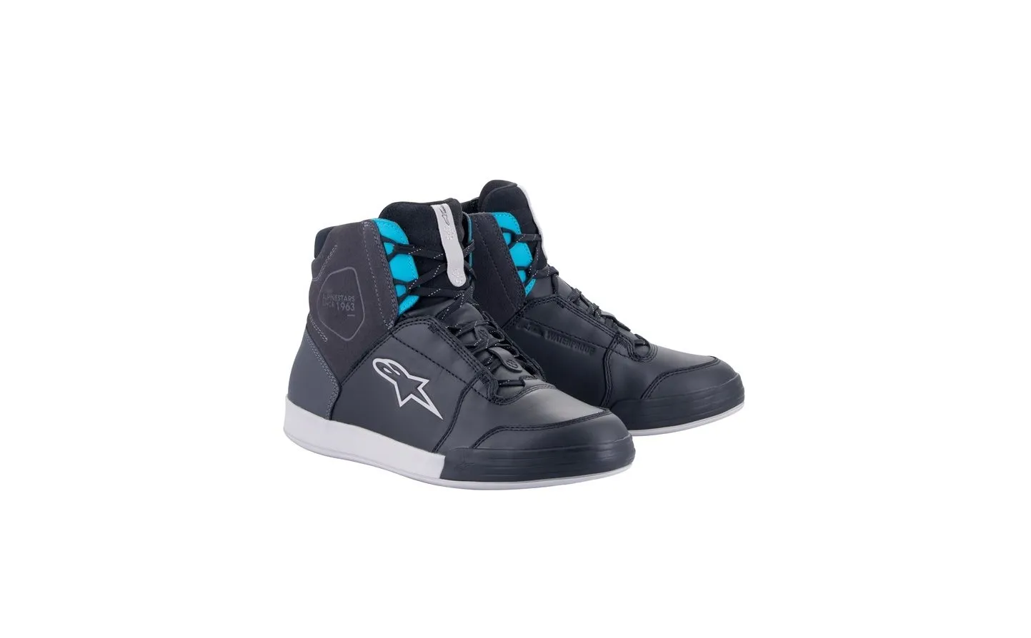 ZAPATILLAS ALPINESTARS MUJER CHROME DRYSTAR NEGRO ASPHALT TURQUESA |25432231161