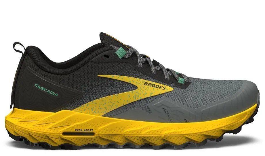 Zapatillas Brooks Cascadia 17 Gris/Amarillo