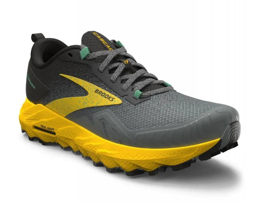 Zapatillas Brooks Cascadia 17 Gris/Amarillo