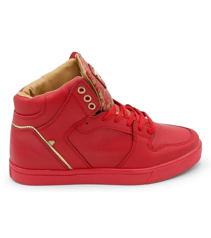 ZAPATILLAS CASUAL ONLINE MAJESTY RED GOLD 2  CMS13  ROJO