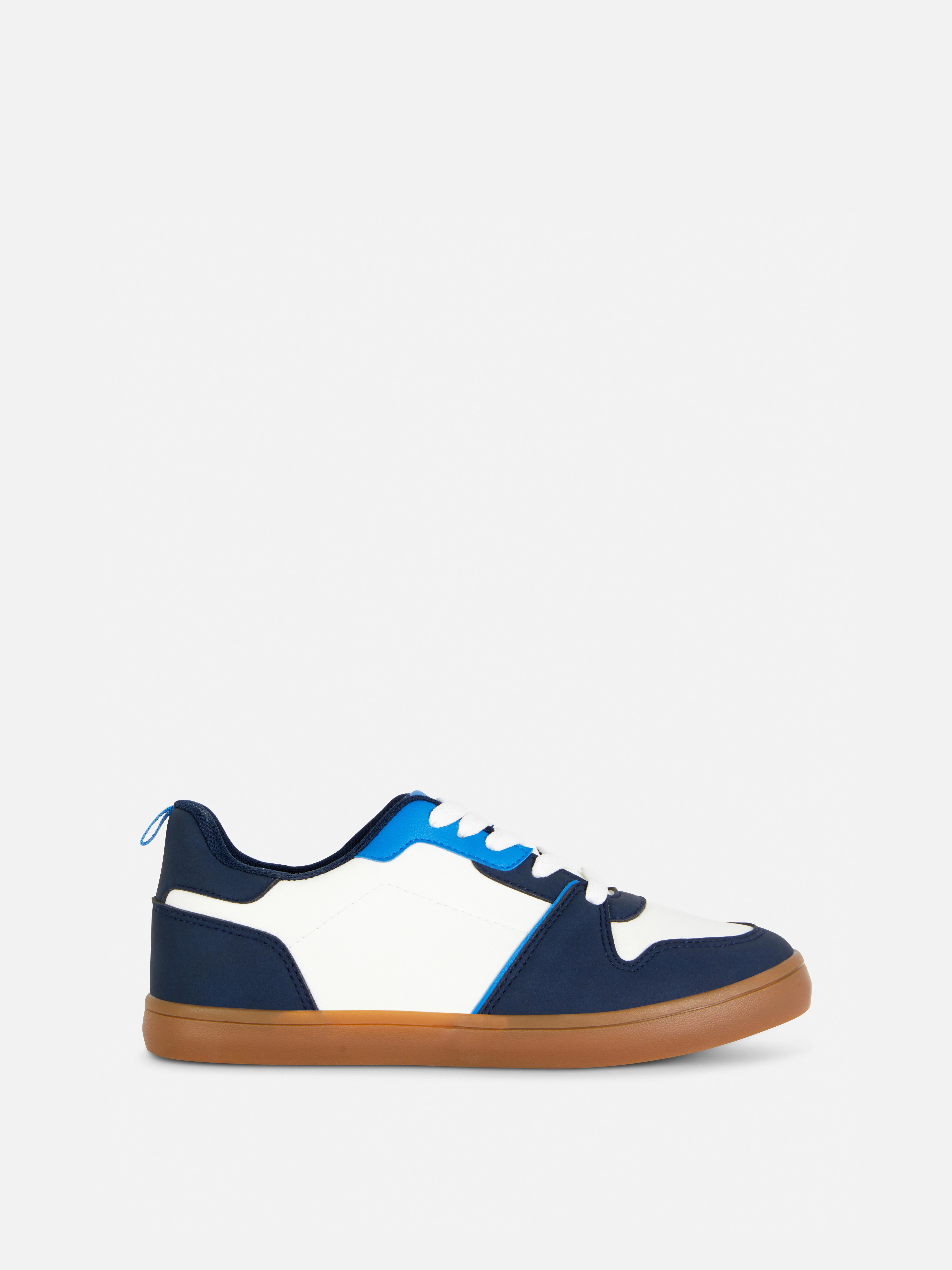 Zapatillas de caña baja con bloques de color