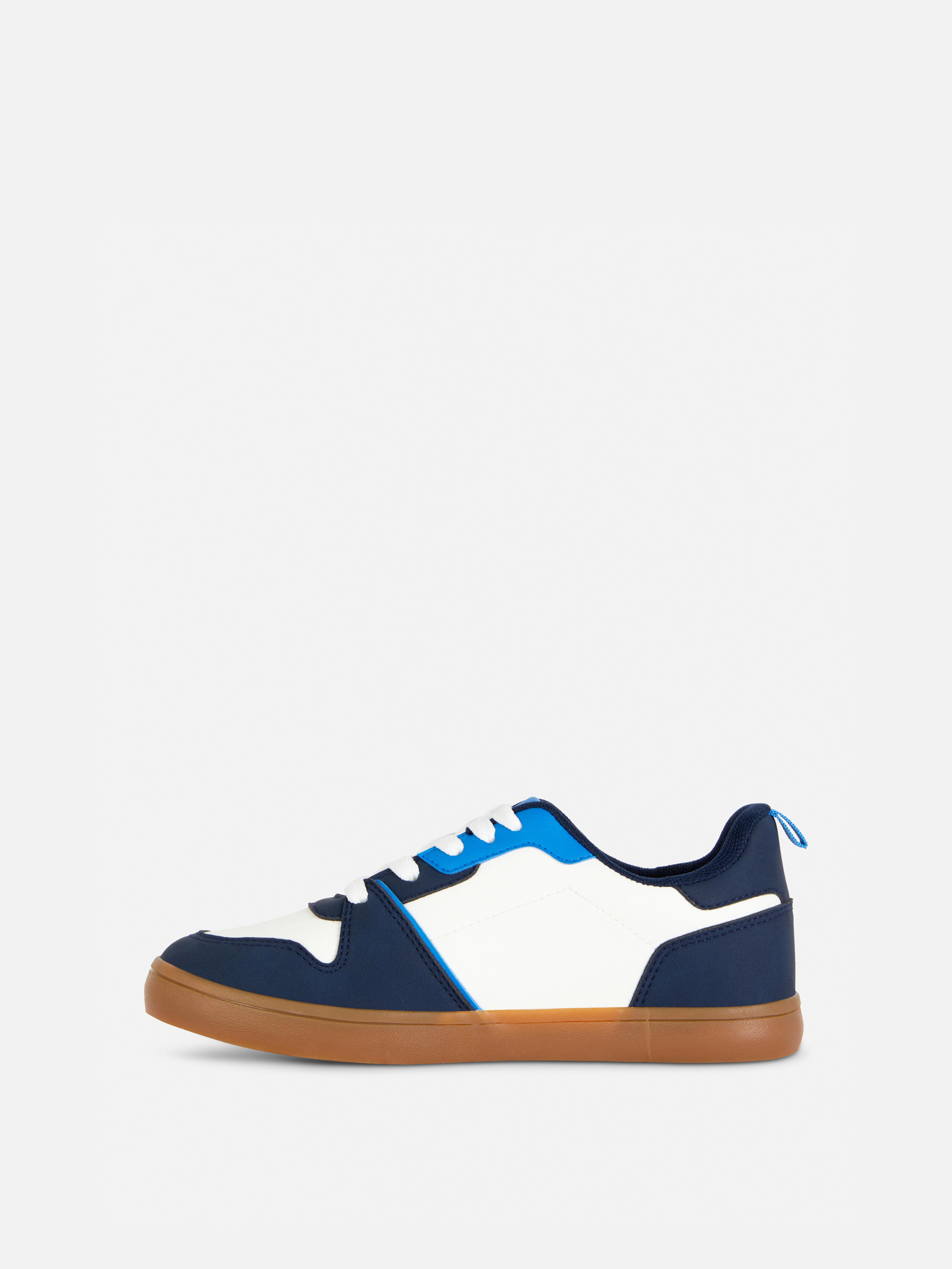 Zapatillas de caña baja con bloques de color