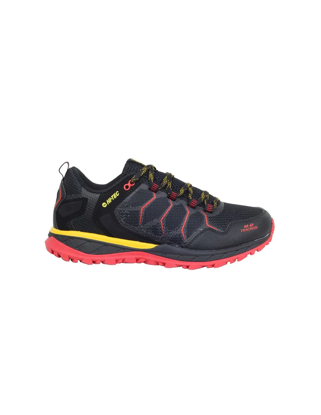 ZAPATILLAS DE MONTAñA HITECH ULTRA TERRA HOMBRE BLACK/MOLTEN LAVA/SPECTRAL YELLOW