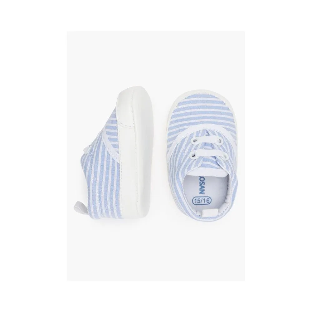 Zapatillas Niño Popelín Rayas Losan