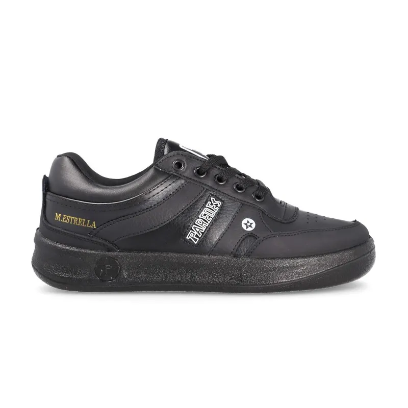 Zapatillas Paredes  clásicas Estrella Negro