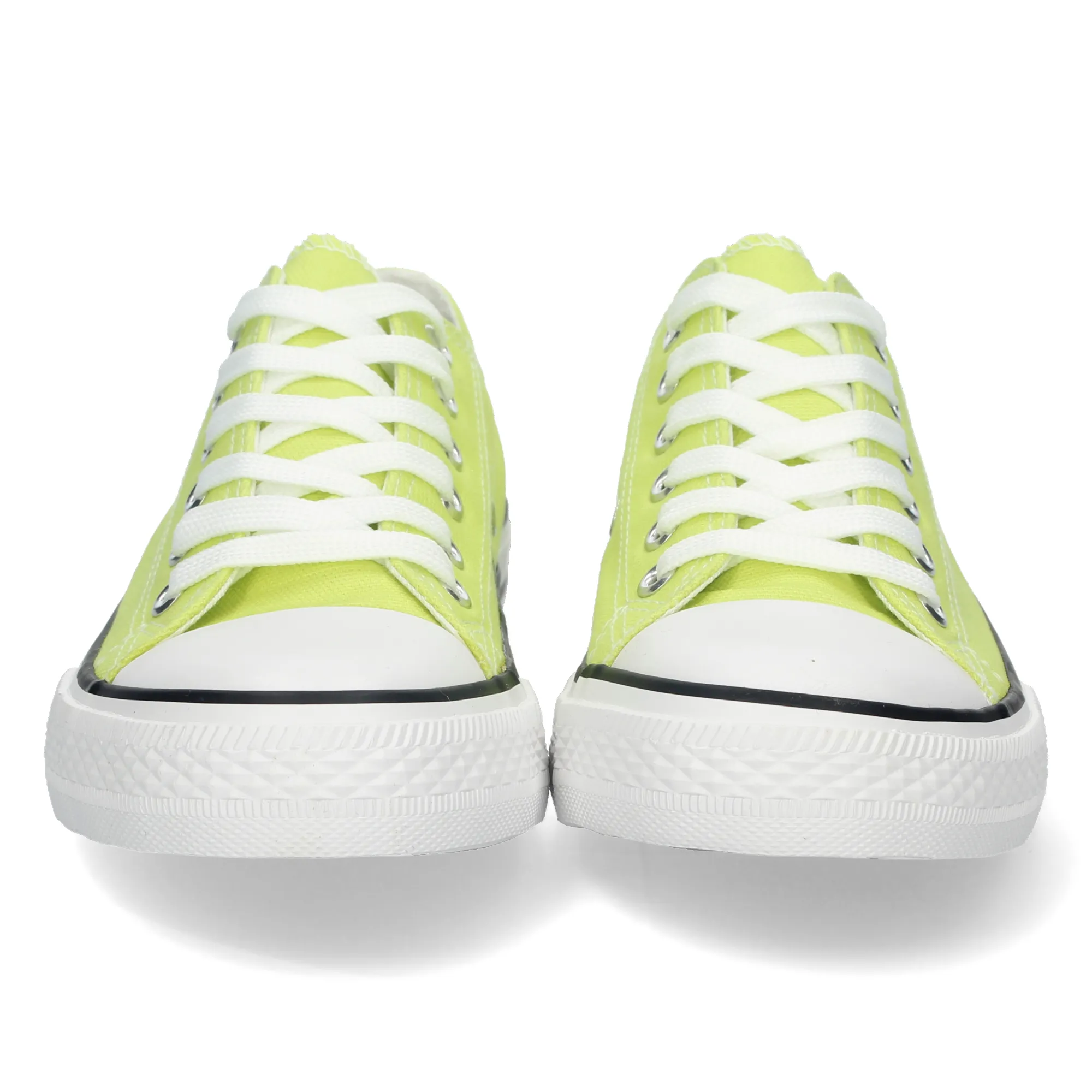 ZAPATILLAS PLANAS CóMODAS ESTILO BAMBA LONA MUJER AMARILLO FG2913