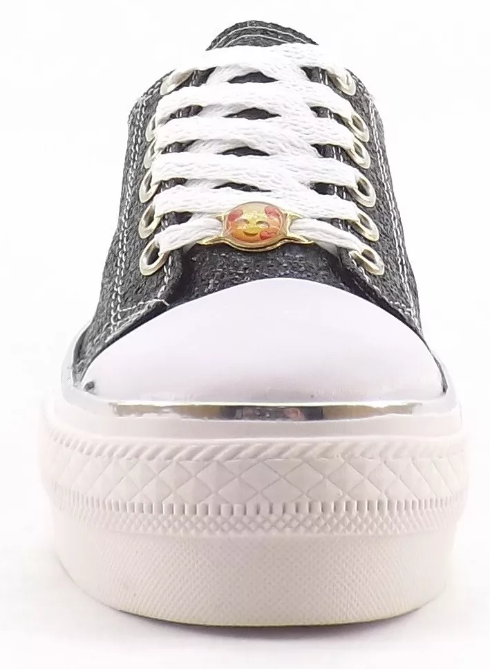 Zapatillas Plataforma Nena Base Alta Pagos Acordonada 12