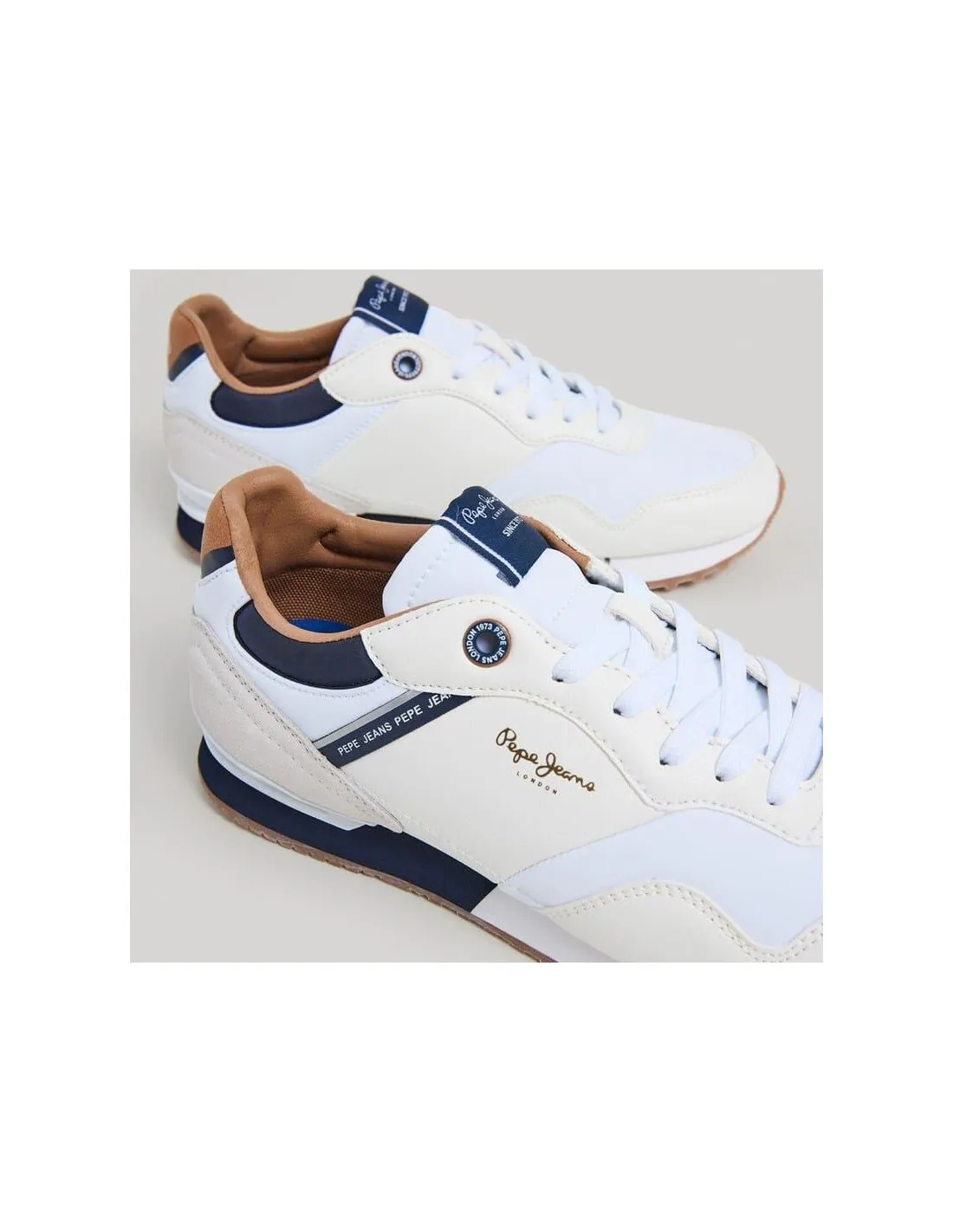 >Zapatillas Running para Hombre PEPE JEANS LONDON COURT Combinadas