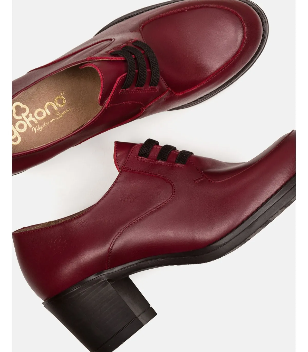 ZAPATO DE TACóN LILLE008 BURDEOS