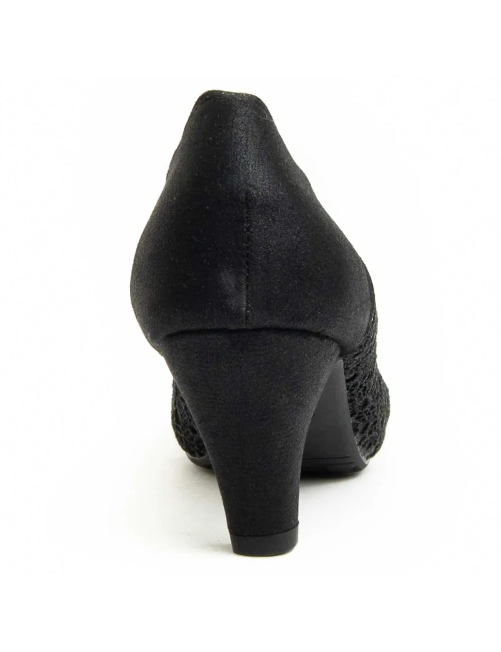 Zapato De Tacón Para Mujer.  Montevita  Unne70  92379 Negro