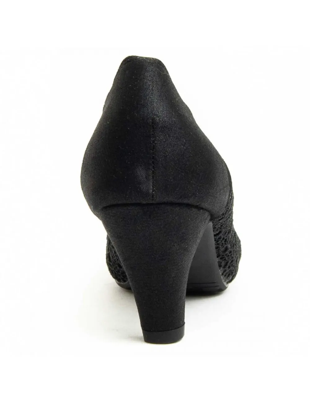 Zapato De Tacón Para Mujer.  Montevita  Unne70  92379 Negro